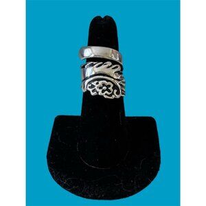 brighton silver wrap ring Flower Wrap Ring Size 6